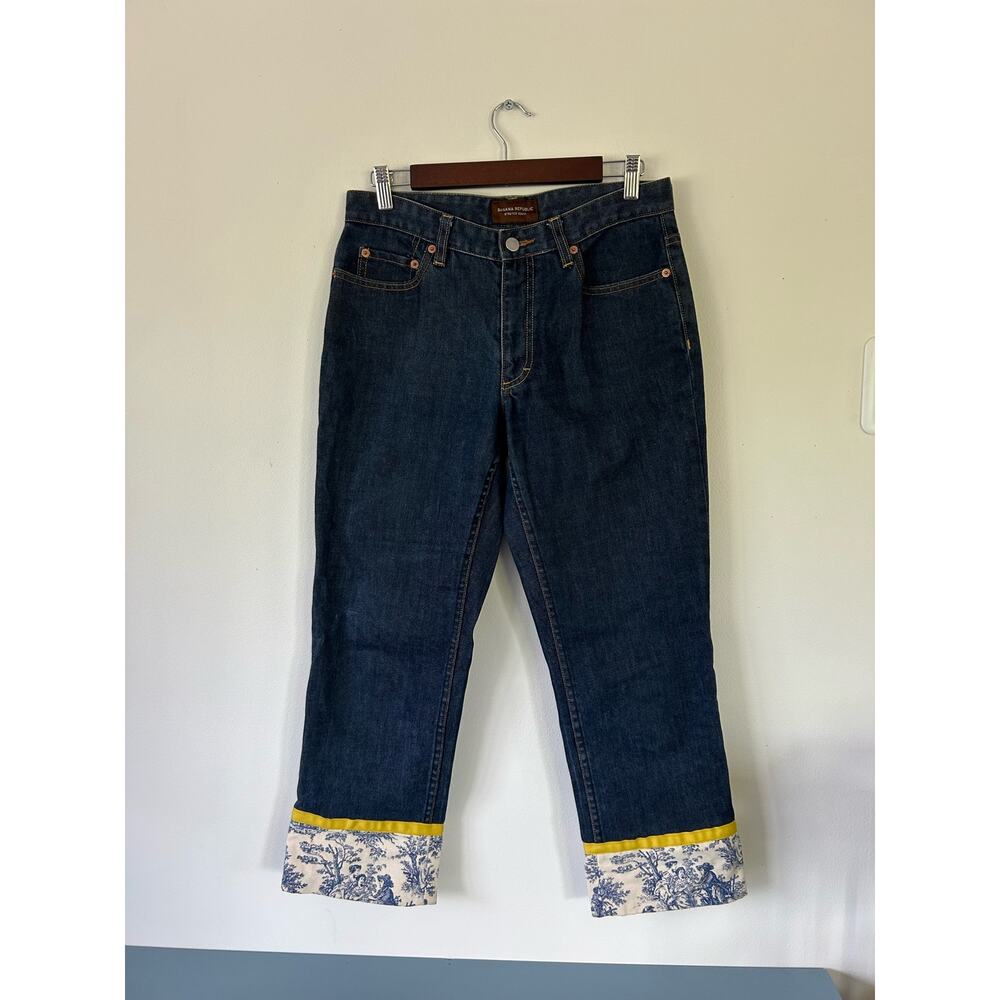Banana Republic womens jeans size 8Long cropped cute hem